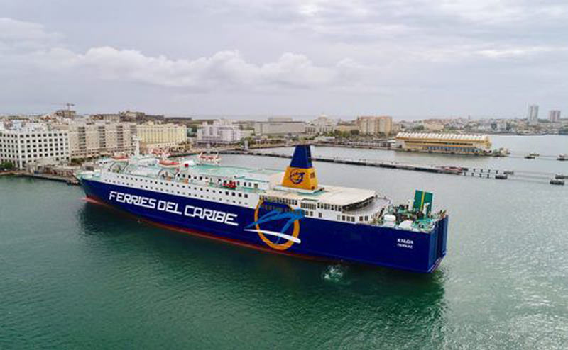 Ferries del Caribe restablece servicio de transporte de vehículos