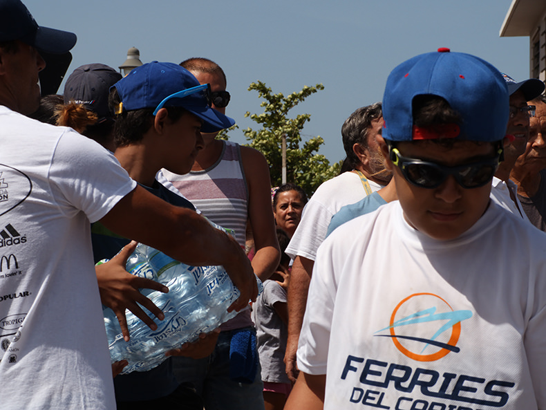 Fundación Ferries del Caribe reparte suministros